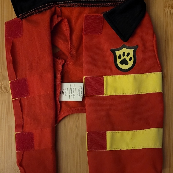 X-Small Firefighter Halloween Costume for Dog - Picture 6 of 6